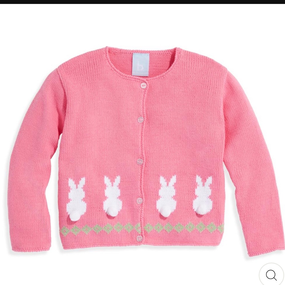 Bella Bliss NWT bunny easter sweater - hot pink 18M